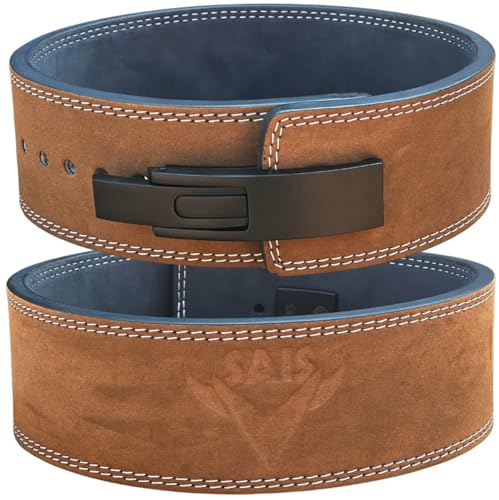Ceinture de fitness en cuir de buffle Sais pour optimiser le powerlifting lourd