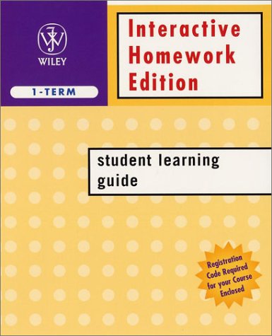 Amazon.com: Interactive Homework Edition Student Learning Guide (1-Term ...