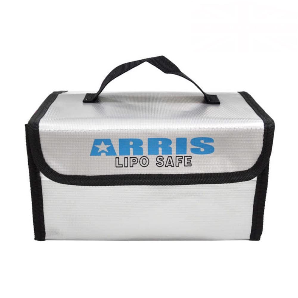 Hobbyinn Lipo Safe Bag Fireproof Storage Protecting Battery Charger Guarding In Case Of An Accidental Fire. Size: 215 * 155 * 115Mm Arris