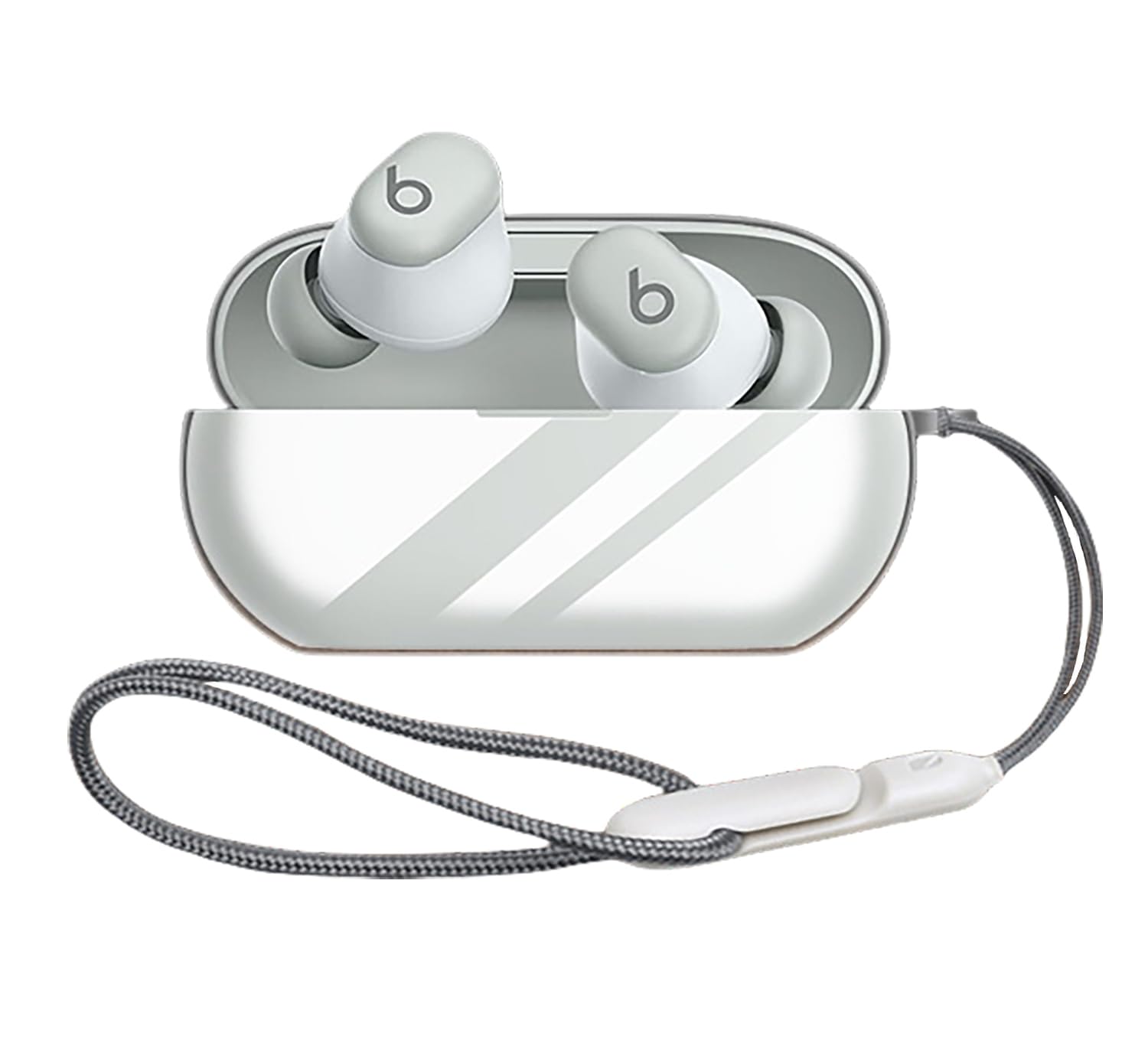 Compatible with Beats Solo Buds Case 2024, Premium Soft Silicone Protective Cover for Beats Solo Buds Protection Shockproof Cover Wireless Earbuds