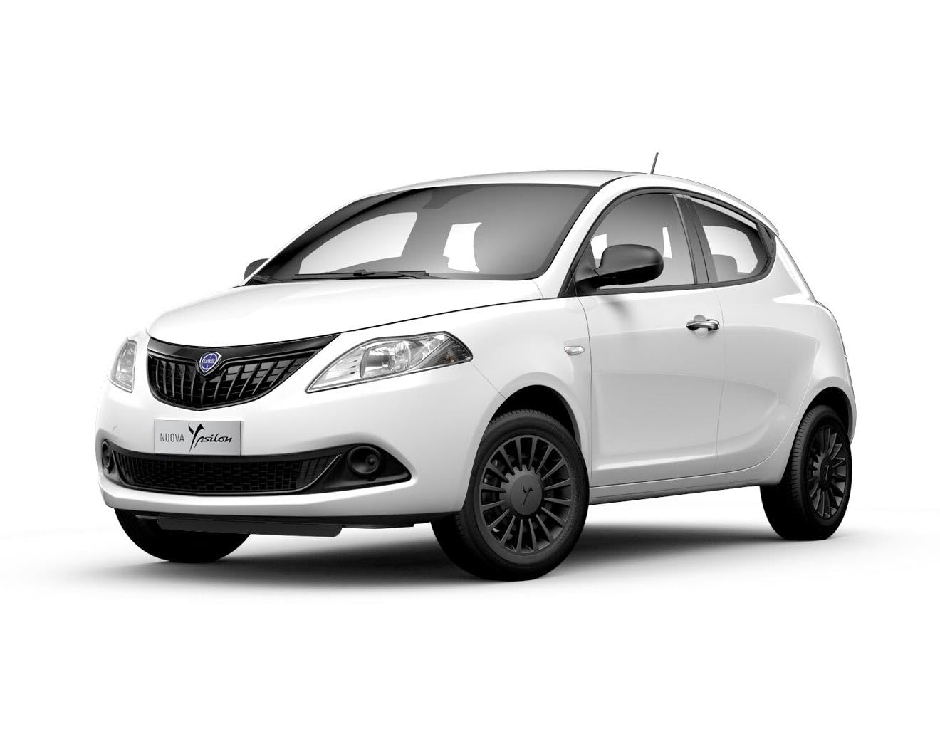 Tappetini compatibili per Ypsilon III Hybrid 2020-2024 su Misura, Antiscivolo, battitacco in gomma rinforzata, bottoni di fissaggio
