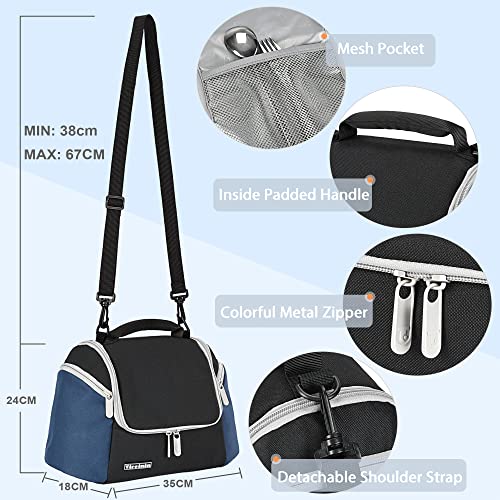 Kato Tirrinia Insulated Lunch Bag for Women Men Lightweight Lunch Cooler Bag with with Shoulder Strap - Image 4