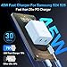 45W Samsung Super Fast Charger USB C, Dual Android Phone Charger Type C Chargers Fast Charging Block with 10FT Long USB-C Charging Cable Cord for Samsung Galaxy S25 Ultra/S25+/S25/S24Ultra/S24-Blue