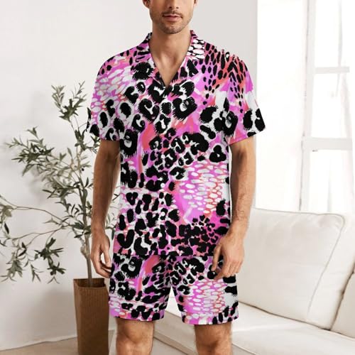 Pyjama blanc 14 pour homme en textile doux et col boutonné haut de gamme - 2