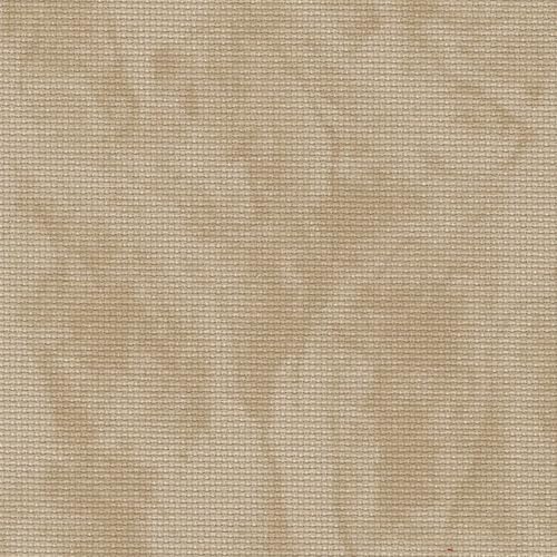 Image of Wizardi Aida Vintage Country Mocha 3326 3009, Precut Zweigart 20 Count Cross Stitch Fabric, 100% Cotton Needlework Blank Canvas and Embroidery Cloth, 19x21 in for Adults