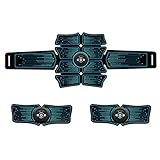 [MULTI-SITE-TRAINING] Der Muskelstimulator besteht aus weichem PU-Material und einer hochleitfähigen Gelschicht. Beinhaltet Bauch- und Armpolster, mehrteiliges Fitnesstraining, Bauch, Taille, Arme, Beine, Gesäß