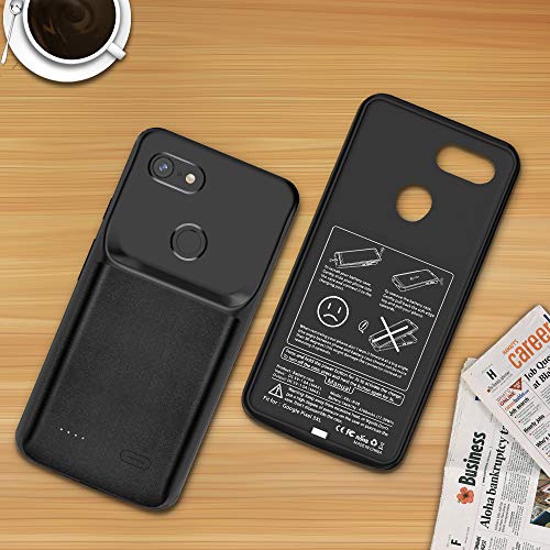 Newdery Google Pixel 3 Xl Battery Case, 4700Mah Slim Extended Charging Case With Tpu Raised Bezels, Rechargeable Charger Case Cover Compatible Google Pixel 3 Xl #TOP6