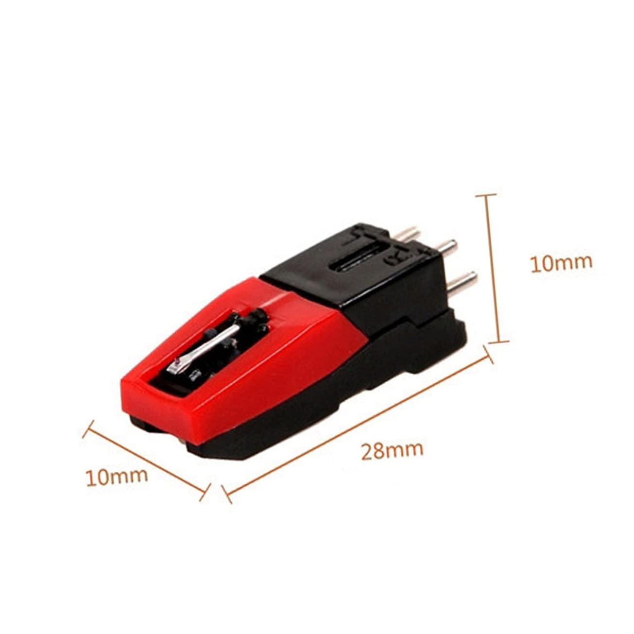 BESTonZON 6pezzi Stilo Professionale Per Gramofono Con Punta Ricambio Per Giradischi e Accessori Per La Riproduzione Musicale Installazione Facile Qualità Del Suono Eccellente