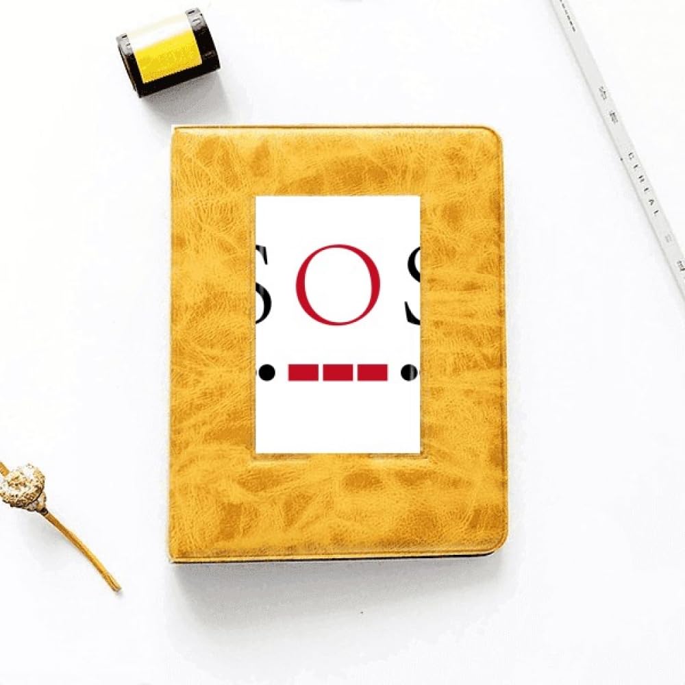 no/no Morse Code Rescue Point Line Expression Photo Album Family Wedding Picture 4x6
