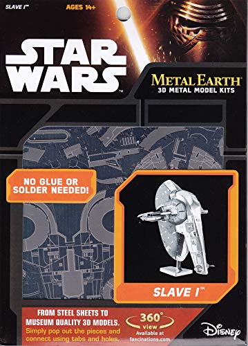 Metal Earth Star Wars Boba Fett's Starship 3D Metal Model Kit Fascinations #TOP5
