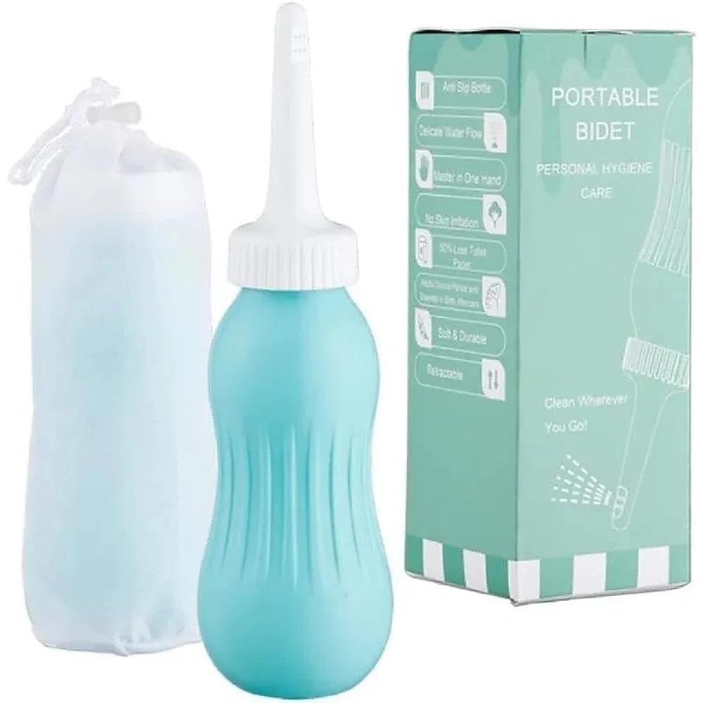 Handheld Travel Bidet Bottle Portable Bidet Sprayer Butt Shower Personal Hygiene Care Baby Cleaning Outdoor Butt Shower Cleaner
