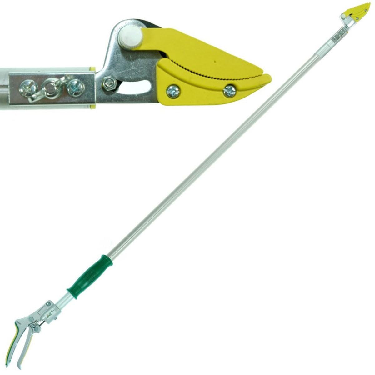Forbice Professionale ad Asta Lunga 200 cm con Bloccafrutto, Cesoie da Potatura Telescopiche per Giardino