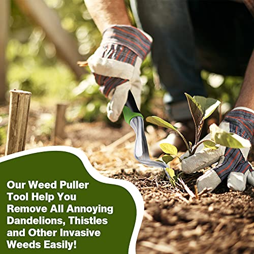 Kulemax Hand Weeder Tool, Premium Weed Puller Tool For Garden, Weeding Digger Tools With Ergonomic Handle For Weed Removal And Farmland Transplantation #TOP6