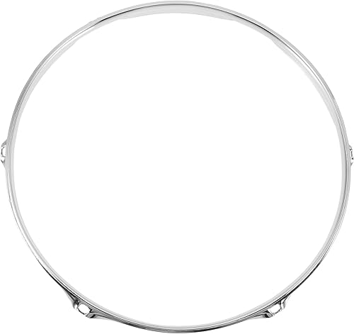 Vaguelly Tambor de caja Círculo Tambor Piel de tambor Estudiante Instrumento Musical Acero Tambor Side Hoop