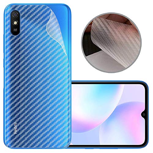 Image of Compatible with Redmi 9I Back Screen Protective Film Carbon Fiber Skin Transparent Screen Guard Sticker