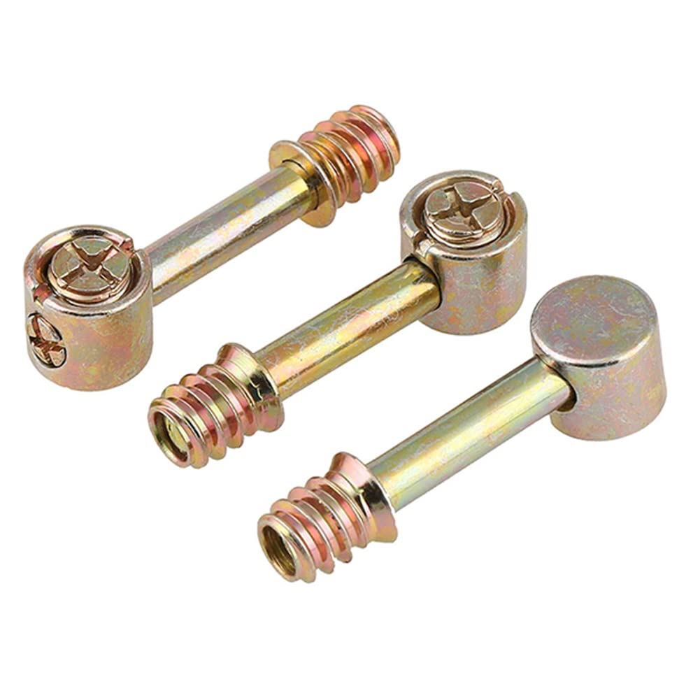 Connettori Eccentrici Per Mobili Ø15mm - Set Da 10 Pezzi Con Viti Per Assemblaggio Armadi E Cassetti - Foto 8