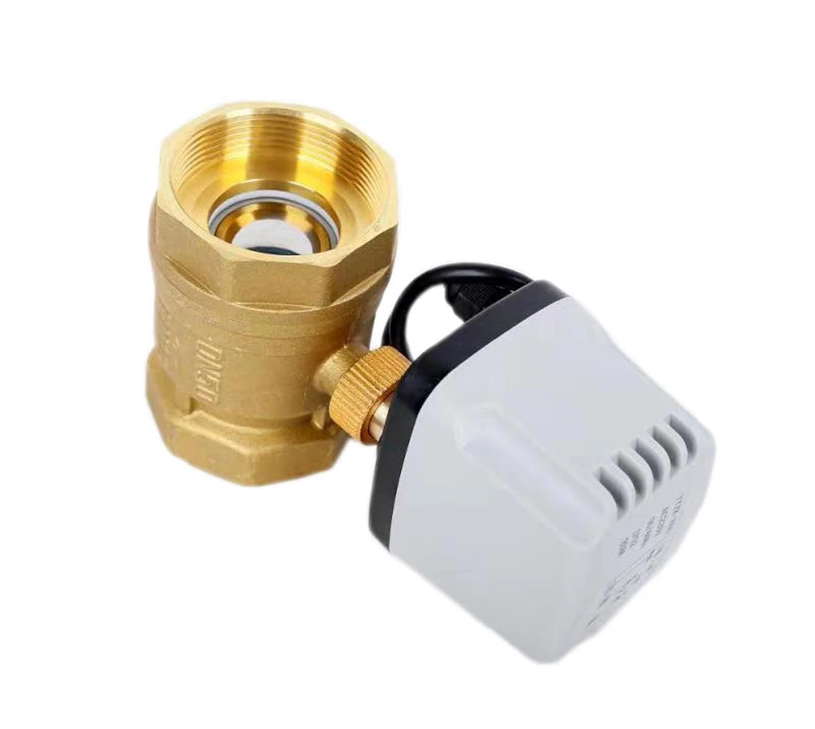 Valvola a sfera motorizzata in ottone con controllo a 3 punti, 1/2" 3/4" 1" 2" AC220V 220VAC 24VDC 12VDC 24VAC(2",220VAC)