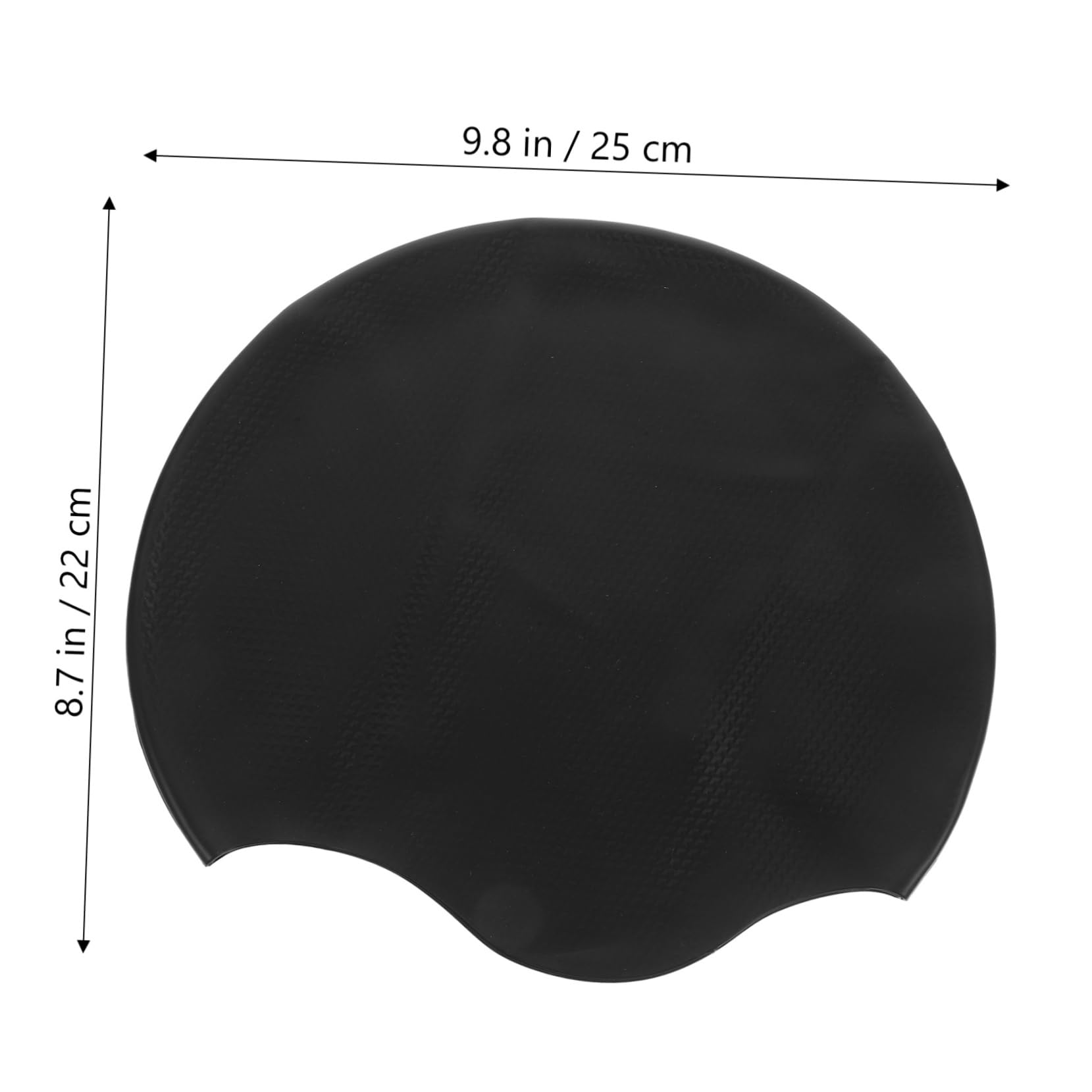 VANZACK 4stücke Silicone Swim Cap Für Damen Flexible Und wasserdichte Bademütze Mit Haar Und Ohrenschutz Für Lange Und Kurze Wiederverwendbar Mit Praktischem Design Für Komfortables