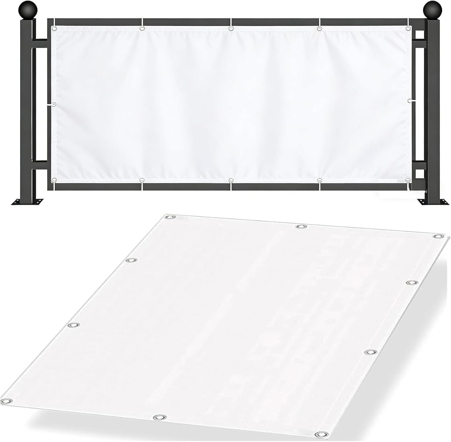 Voile d'ombrage étanche 1.5x3.2 protection UV 95% bâche solaire jardin terrasse camping