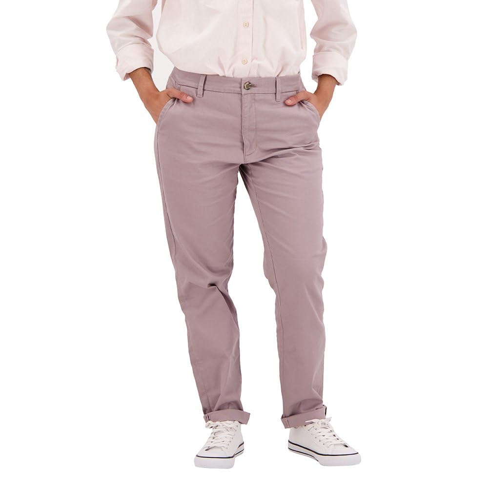 DOCKERS Women's Weekend Chino Slim Pants, PURPLE DOVE, 31W Long