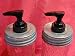 Galvanized Lid & Double Black Pump - Mason Jar Lotion/Soap dispenser