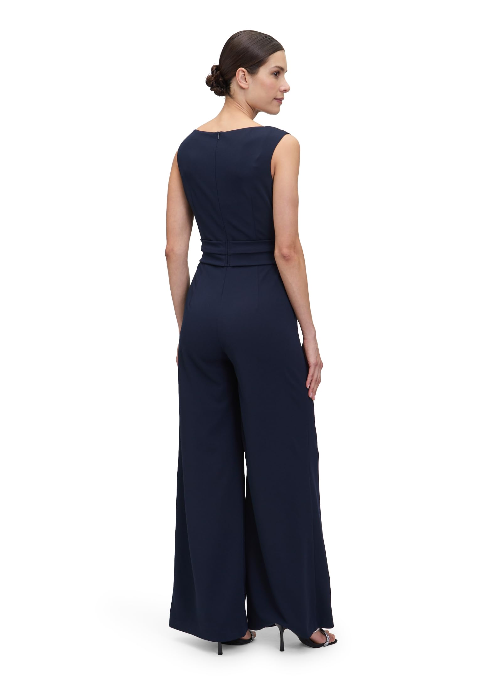 Vera Mont Damen Jumpsuit mit weitem Bein Night Sky