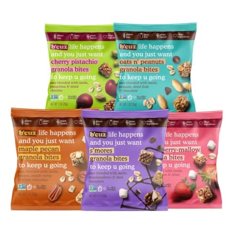 B'cuz Granola Bites 16-Bag Variety Pack Cover