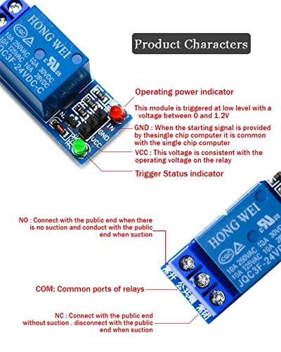 Module de relais 8 voies 5V 12V 24V avec optocoupleur pour automatisme - 8