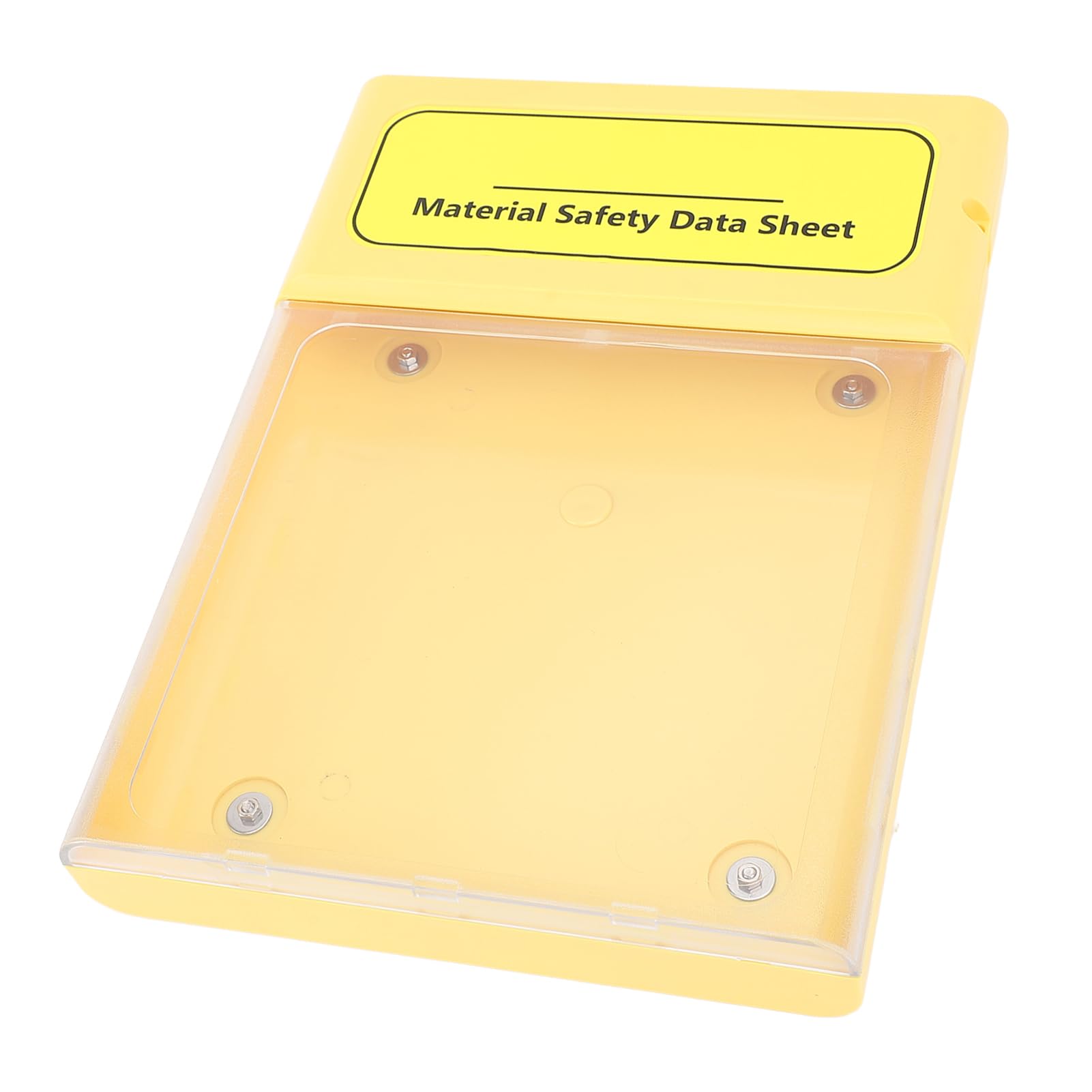 Bewinner Scatola Portadocumenti Visiva Resistente Alla Polvere e all'acqua, Scatola Magnetica per Documenti Industriali MSDS per Manuali, Schede di Sicurezza, Custodia Trasparente Portatile per