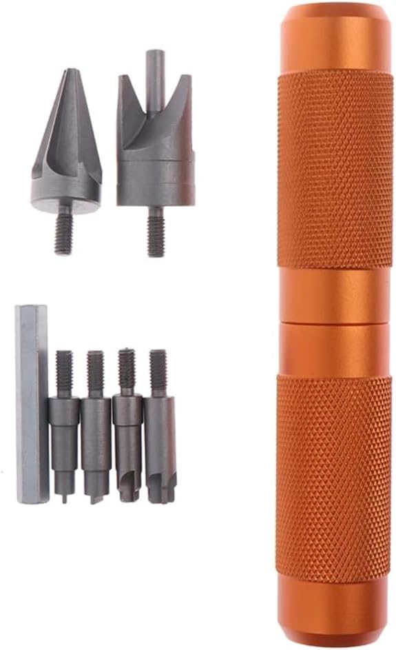Case Prep Multitool Chamfer Deburring Hand Tools for Reloading Primer Pocket Cleaners Reamers for Removing Crimps