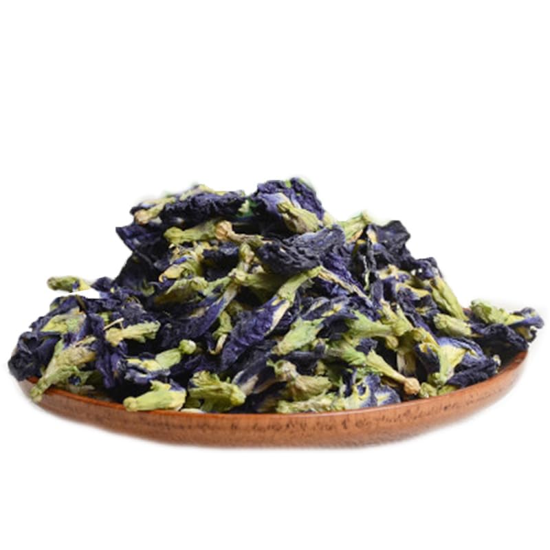 100g de té de hierbas perfumado original de China con guisante de mariposa azul una bebida natural para preparar en frío Un alimento ecológico y orgánico Tiene un sabor intenso y un gusto suave