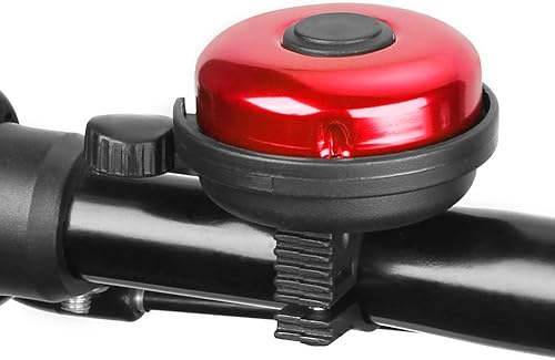 Miniatura 2 de Accmor Campana de bicicleta clásica, campana de bicicleta de aluminio, sonido nítido y claro para bicicleta para adultos y niños