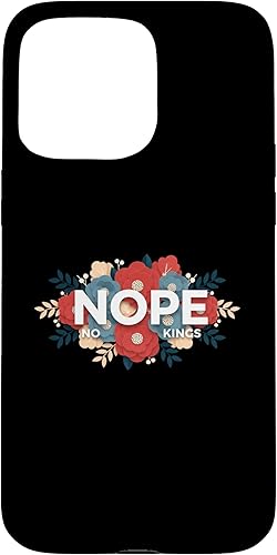 Miniatura 30 de Nope, No Kings Floral Statement Art Print for Makers Case for iPhone 11 Pro Max