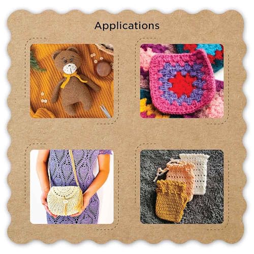Ganchillo de madera Terra Deluxe Knitter's Pride de 2-6 mm para tejer con suavidad 4
