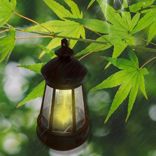 Linterna solar impermeable para iluminar patios y camping sin gastar electricidad 7