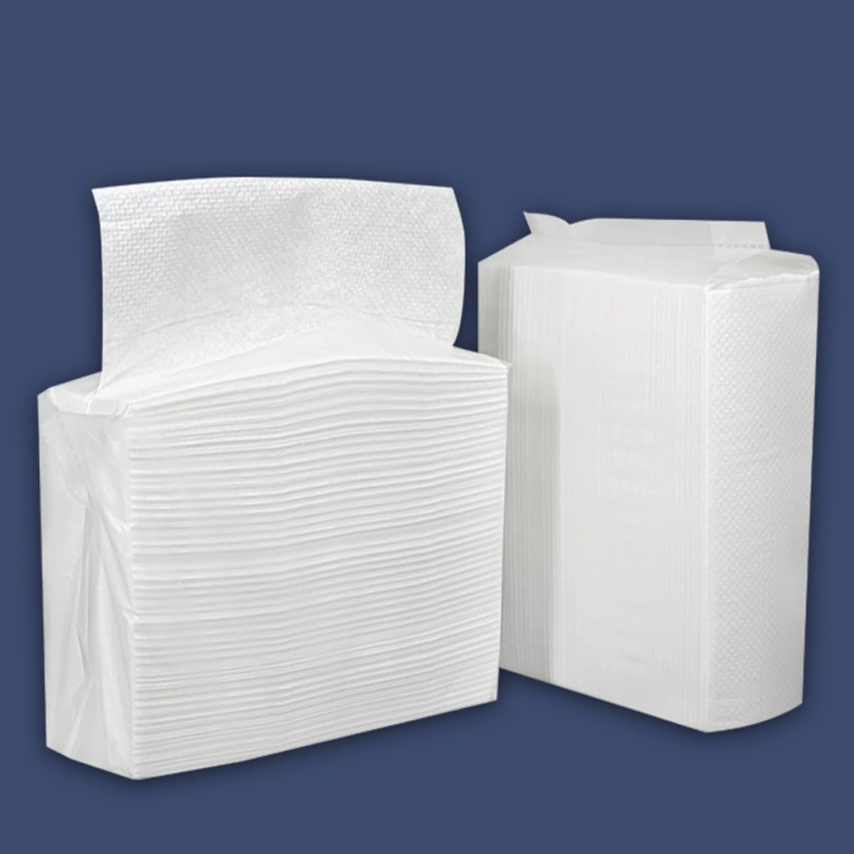 Essuie-mains Doux Peau en Papier Blanc Multi-usage 5 Paquets de 120 Feuilles Absorbantes pour Salle de Bain et Hôtels et Pratique Cuisine