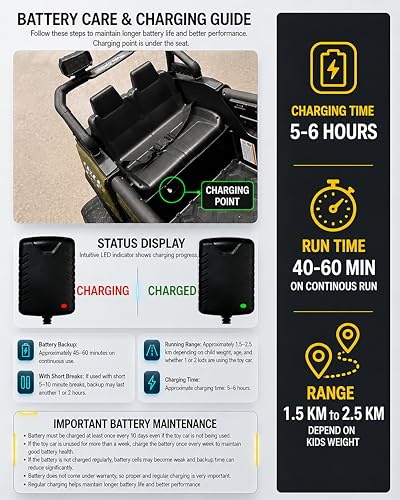 Image of Wish Master 4x4 Off-Road Electric Ride-On Jeep for Kids | 12V Battery, Remote & Manual Drive | Big Size Jeep with Music, Lights & Safety Belt | EV Cars for Kids