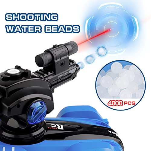 Prebox Rc Tank Toys For Boys 6-12 Yr - Infrared Remote Control Tank That Shoots Water Beads, Birthday Gifts For Kids Age 7 8 9 10 11 Year Old, 4Wd 360°Rotation Tank With Swiveling Turret #TOP3
