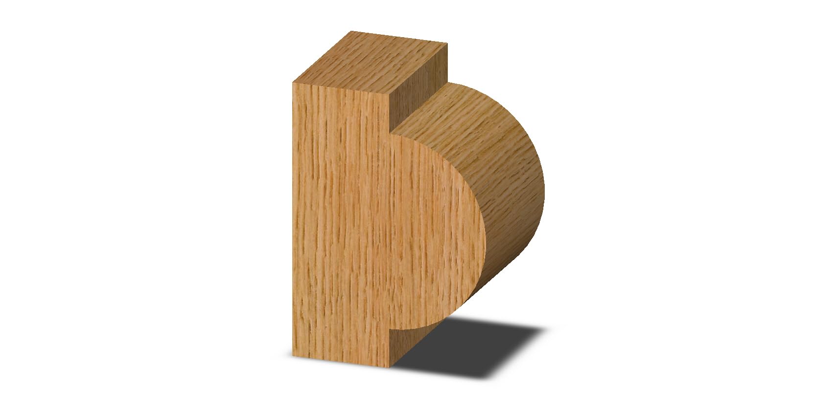 Whiteside Router Bits 1435 półokrągły bit o promieniu 1,5 cm i długości cięcia 3,5 cm