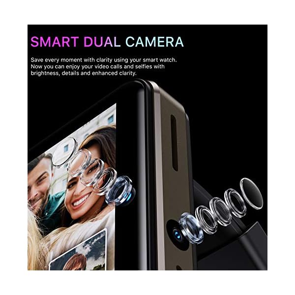 DM101-4G-Smart-Watch-for-Men-241-Display-Android-71-3GB-RAM-32GB-ROM-2080mAh-Watch-Phone-with-Face-ID-Dual-Camera-Bluetooth-GPS-IP67-Waterproof-Smartwatch-Silver Rainbuvvy DM101 4G Smart Watch for Men 2.41" Display Android 7.1 1GB RAM 16GB ROM 2080mAh Watch Phone with Face ID Dual Camera Bluetooth GPS IP67 Waterproof Smartwatch (Silver - 3GB+32GB)