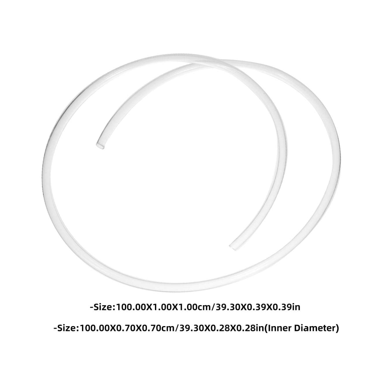 Healeved Tuyau Transparent pour Tireuse à Bière 65X10 MM en PU Alimentaire Flexible et Compatible Machine à Bière Pression Tube Polyvalent et Vinification à Domicile