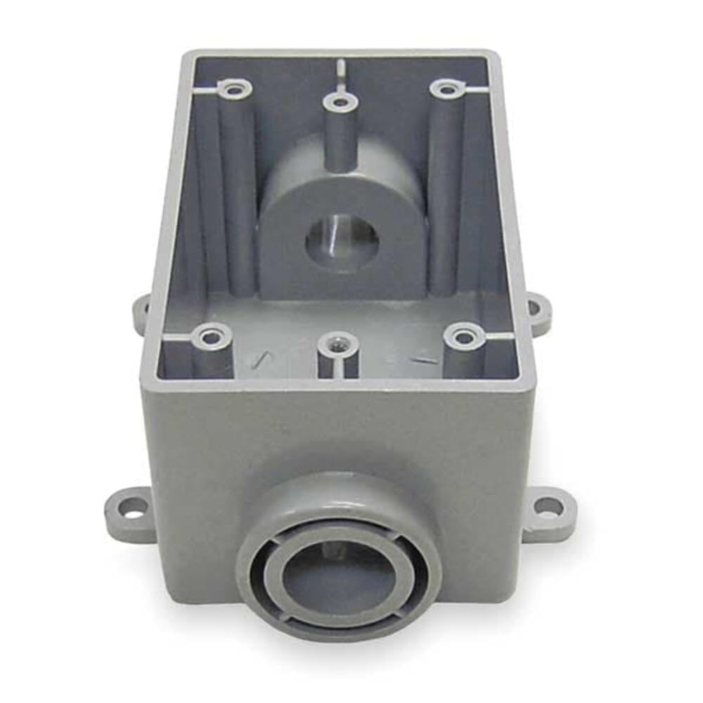 cancan　ボックス9個、正面1枚、側面1枚 Cantex 5133465 Weatherproof Box, 1 in Hub, PVC - Amazon.com
