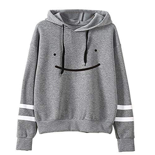 CNSTORE Sweat à capuche unisexe Dreamwastake Dream Smile Merch pour homme et femme, XXS-4XL, Gris 1, XX-Small Cover