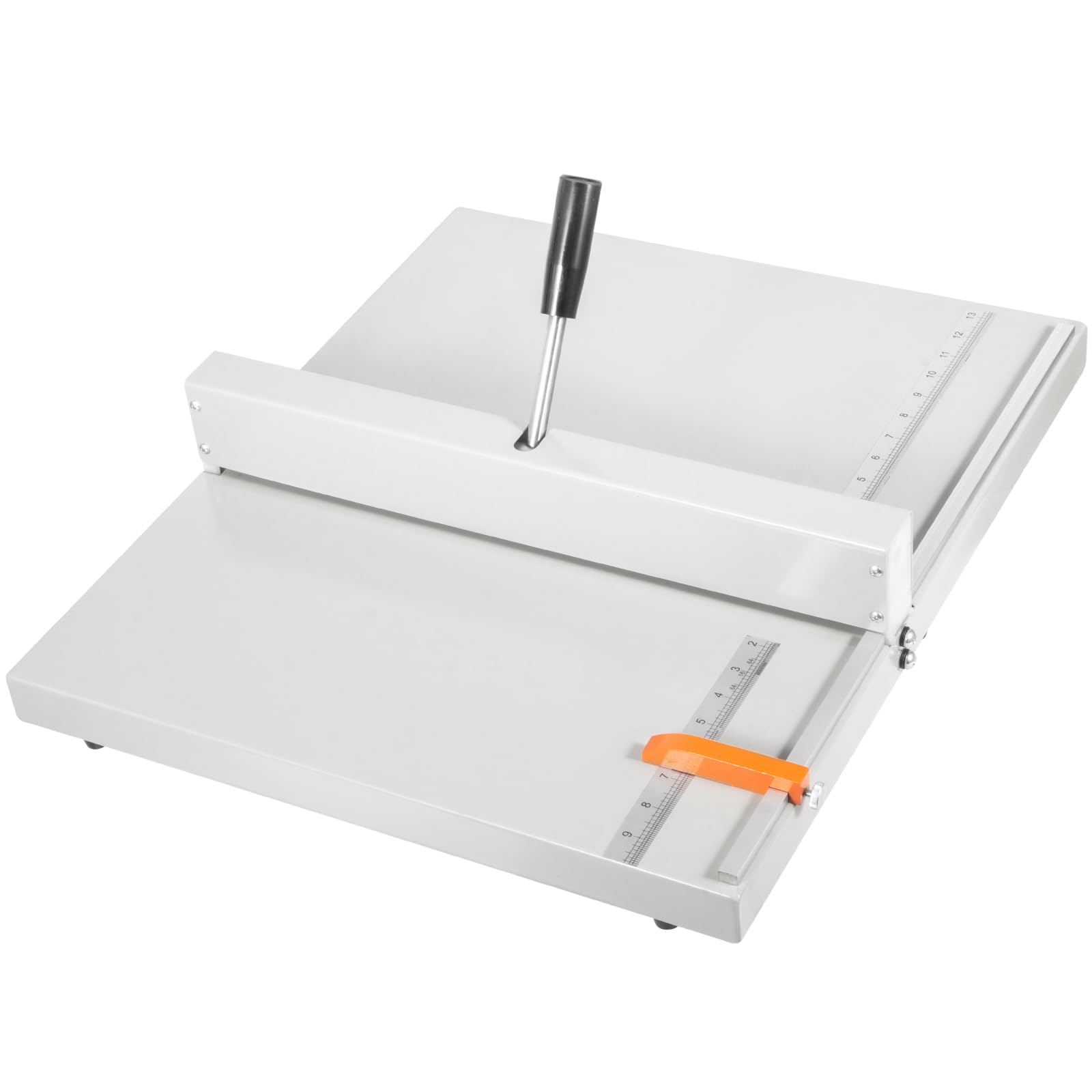 VEVOR Machine Plieuse Manuelle, Plieuses à Papier 48 cm Avec Backstop Magnétique A3, Plissage Manuel en Fer et Aluminium, Poignée à Économie de Main-d'œuvre Échelle Précise pour Dossier Carte