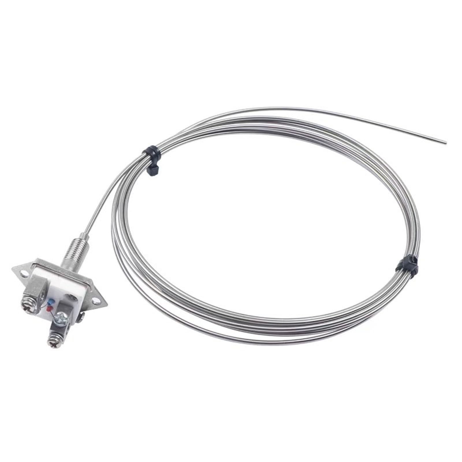 WRNK-101 K termopara czujnik temperatury sonda 1 mm//2 mm/3 mm-8 mm średnica 100/200/300 mm 0-1000℃ 1 szt. (średnica sondy 6 x 200 mm)