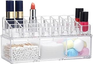 منظم مستحضرات تجميل من الاكريليك موديل JC-19-C شفاف اتش اي سي