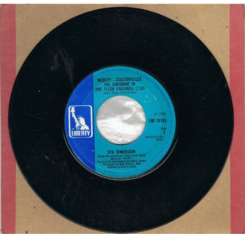 Image of Medley : Aquarius, Let The Sunshine In The Flesh Failures / Don'tcha Hear Me Callin' To Ya [7" Vinyl]