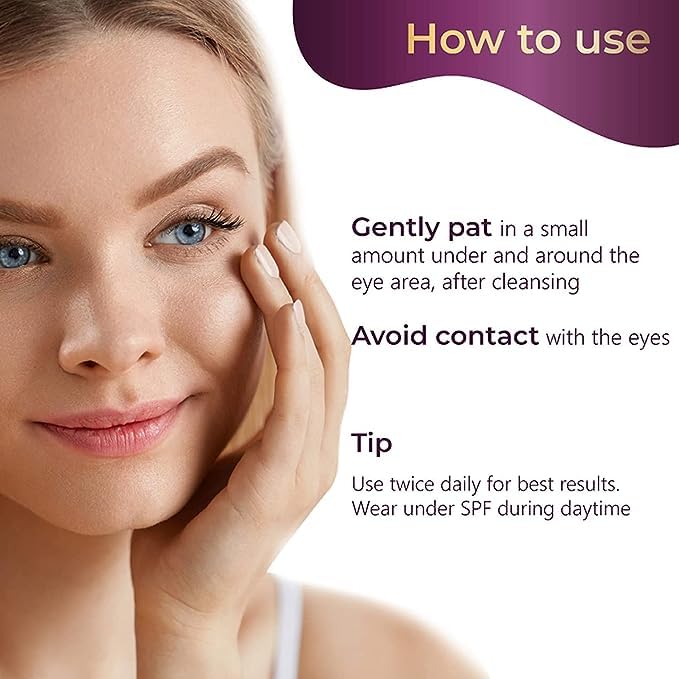 Miniatura 4 de Gel hidratante natural para debajo de los ojos para mujeres y hombres  Crema debajo de los ojos para ojos hinchados y eliminación de ojeras, arrugas