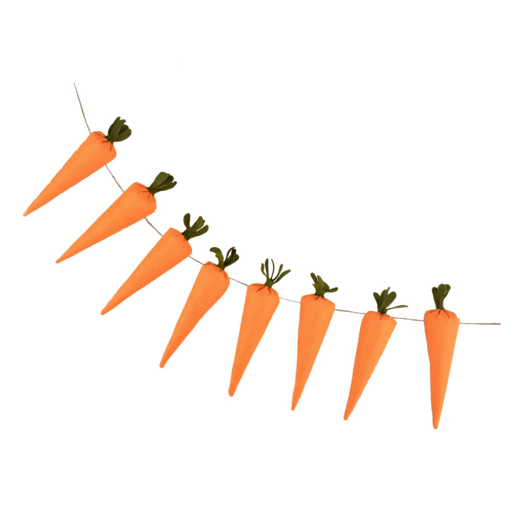 Abaodam 2sets Decorazioni Pasquali Fai Te con Ghirlanda di Carote di Metri per Feste Compleanni e Cerimonie Facile da Appendere Odore
