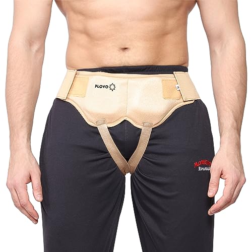 Faja para Hernia Inguinal Mediana Ajustable Beige miniatura 1